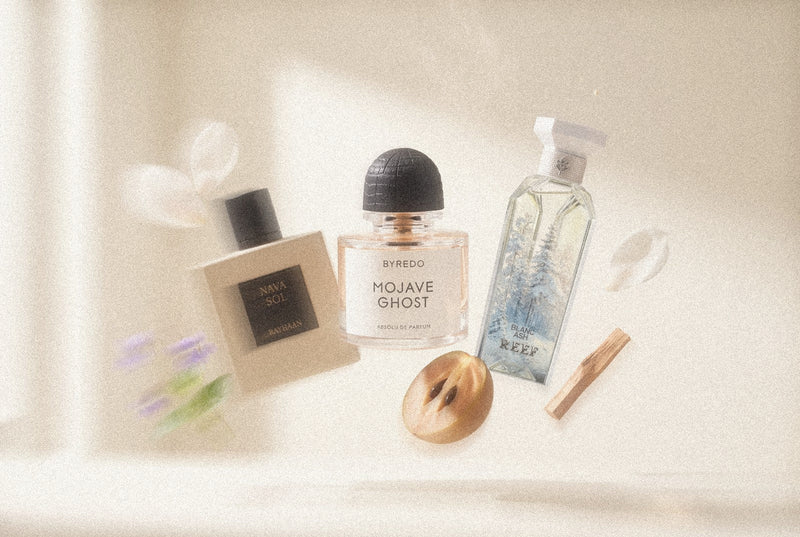 Byredo Mojave Ghost Absolu with Rayhaan Nava Sol and Reef Blanc Ash