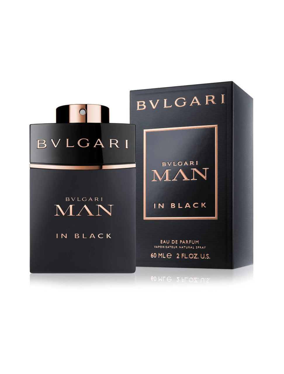 BVLGARI MAN IN BLACK 2 OZ EAU DE PARFUM SPRAY REFILLABLE