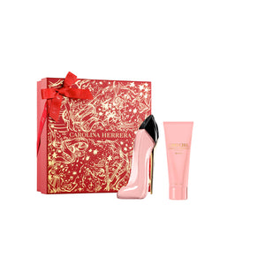 CAROLINA HERRERA GOOD GIRL BLUSH 2 PCS SET: 2.7 EAU DE PARFUM SPRAY + 3.4 BODY LOTION.