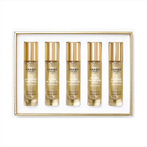 CREED 5 * 0.33 EAU DE PARFUM SPRAY SET FOR WOMEN: AVENTUS FOR HER + LOVE IN WHITE + WIND FLOWERS + ROYAL PRINCESS OUD + SPRING FLOWER