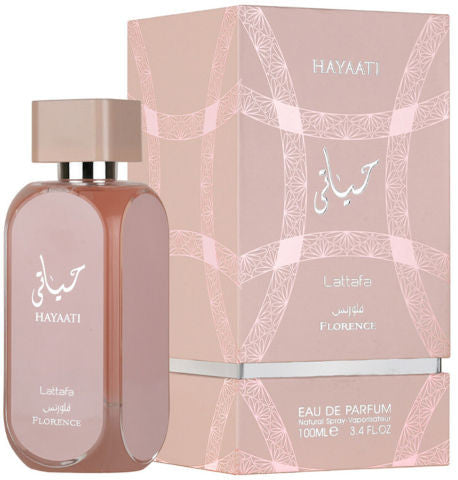 Lattafa Hayaati Florence Eau de Parfum for Women - 3.4 oz (100ml)