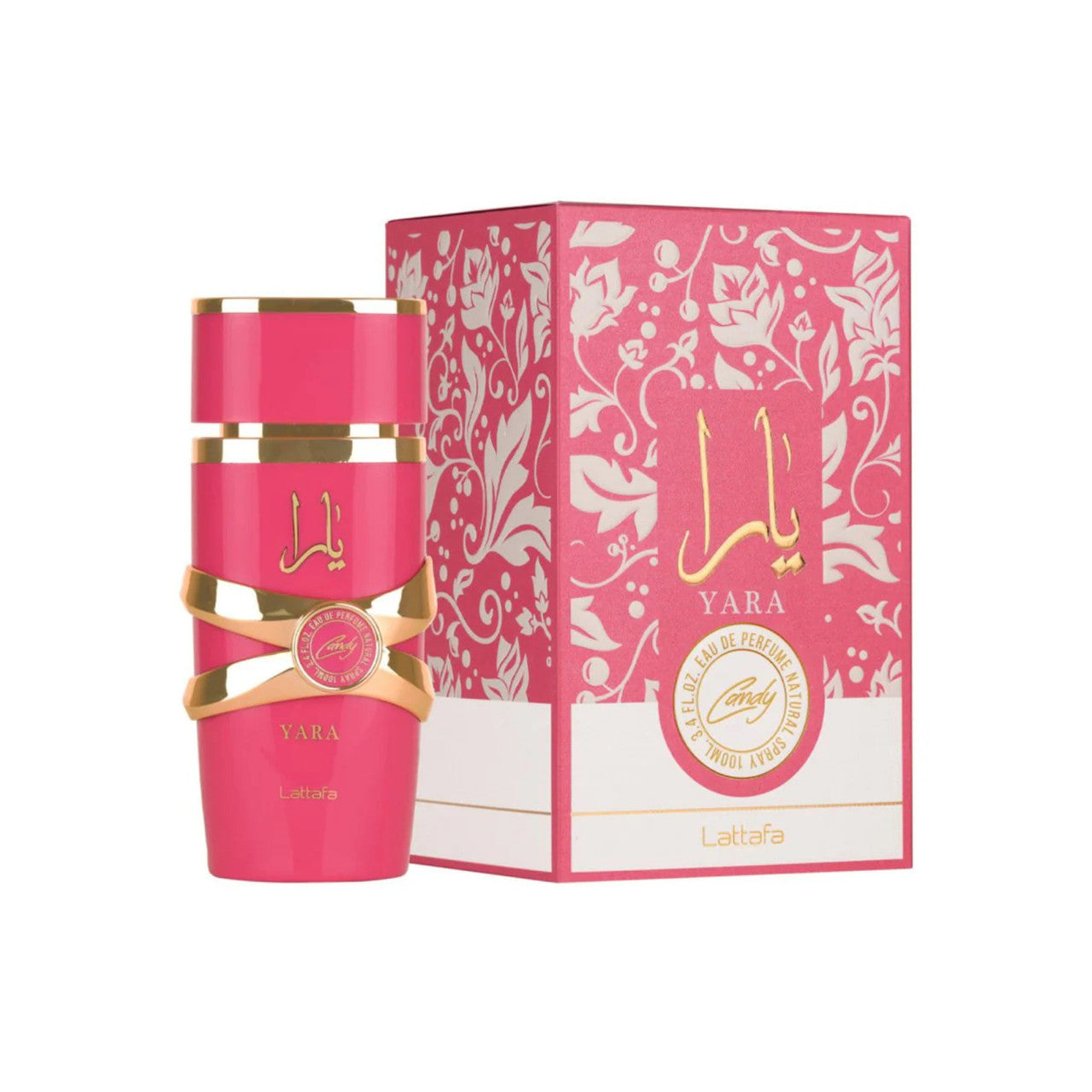 Lattafa Yara Candy Eau de Parfum Spray for Women - 3.4 oz (100ml)