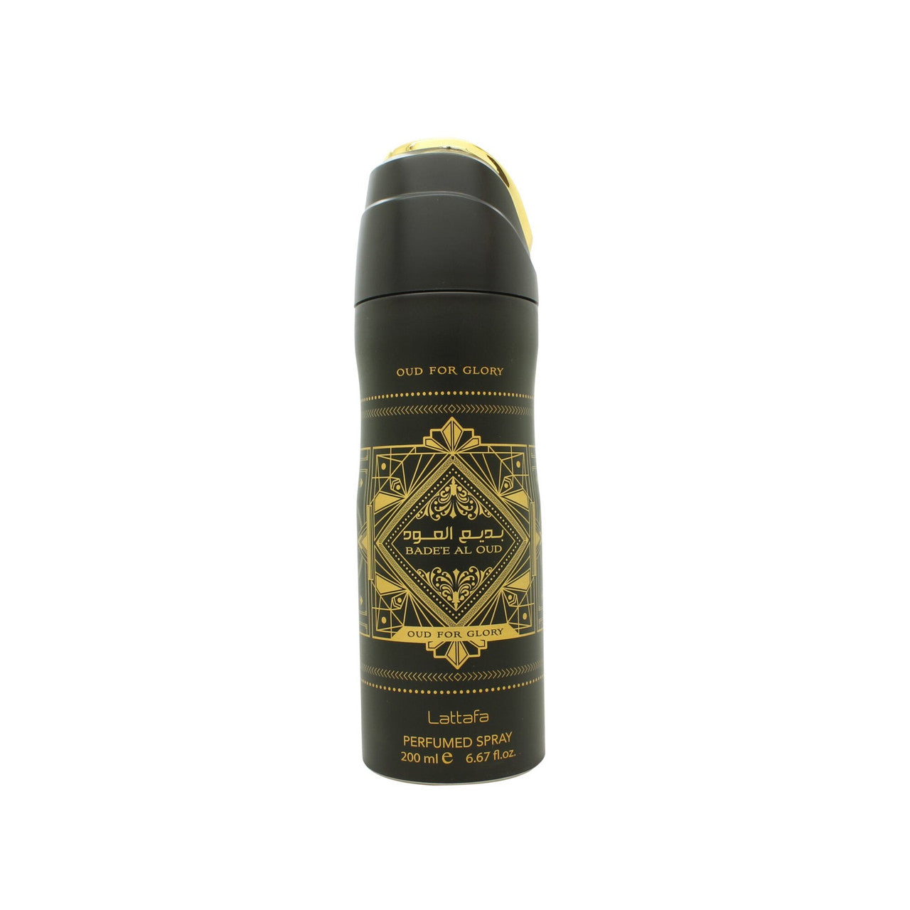 Lattafa Bade'e Al Oud "Oud for Glory" Perfumed Body Spray - 6.67 oz (200ml)