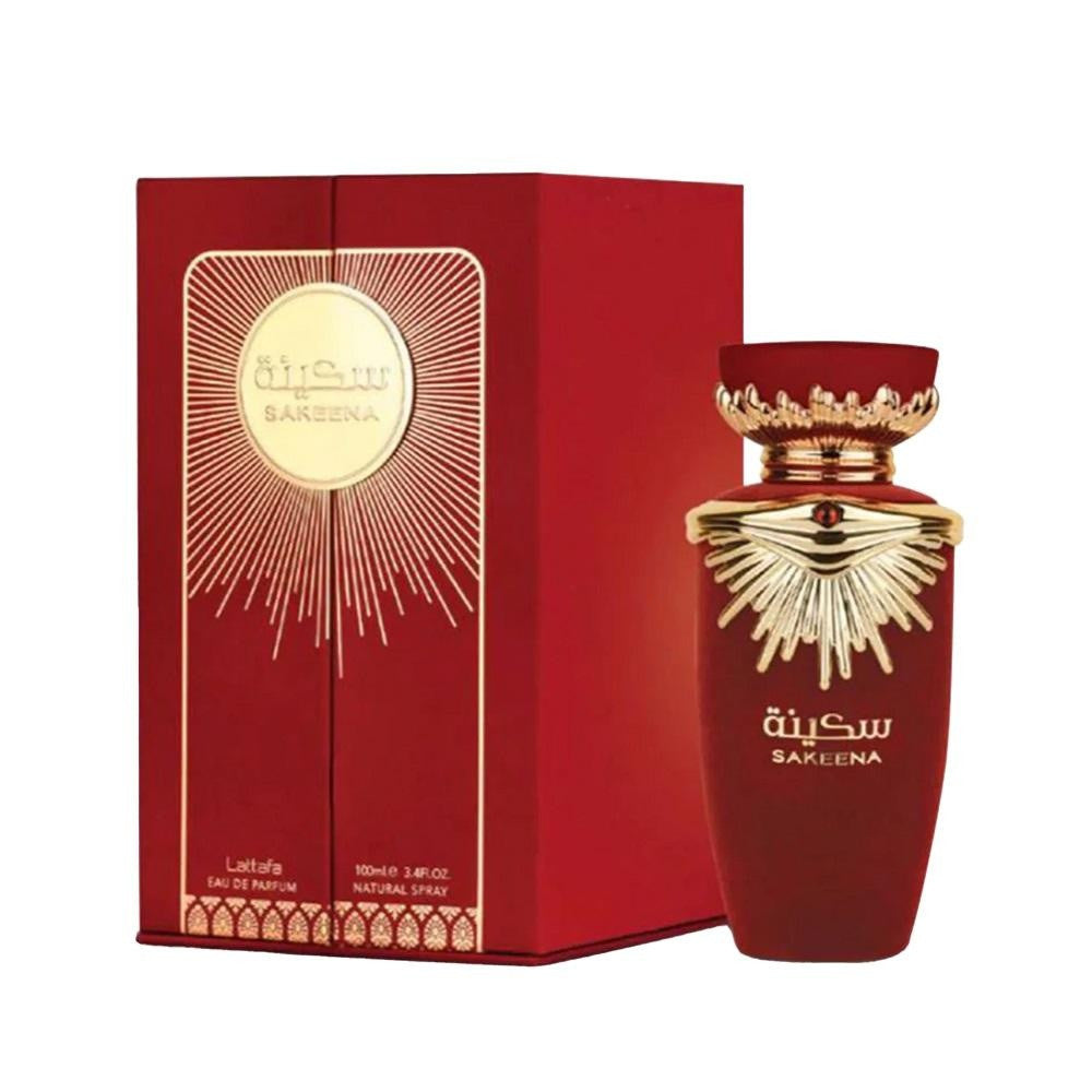 Lattafa Sakeena Eau de Parfum for Women - 3.4 oz (100ml) - 100% Authentic