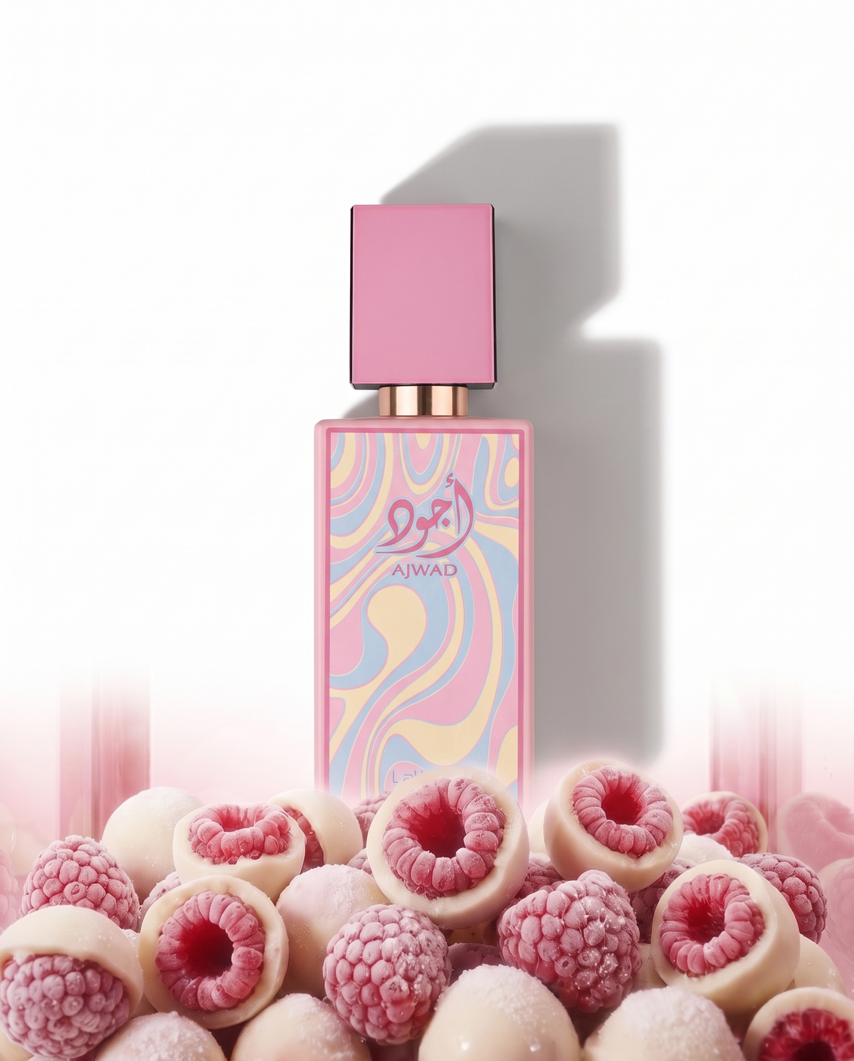 Lattafa Ajwad Pink to Pink Creamy Elixir Eau de Parfum 60ml bottle
