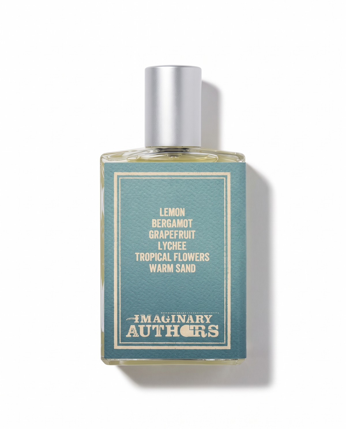 Imaginary Authors Falling into the Sea Eau de Parfum 50ml bottle, back label with notes