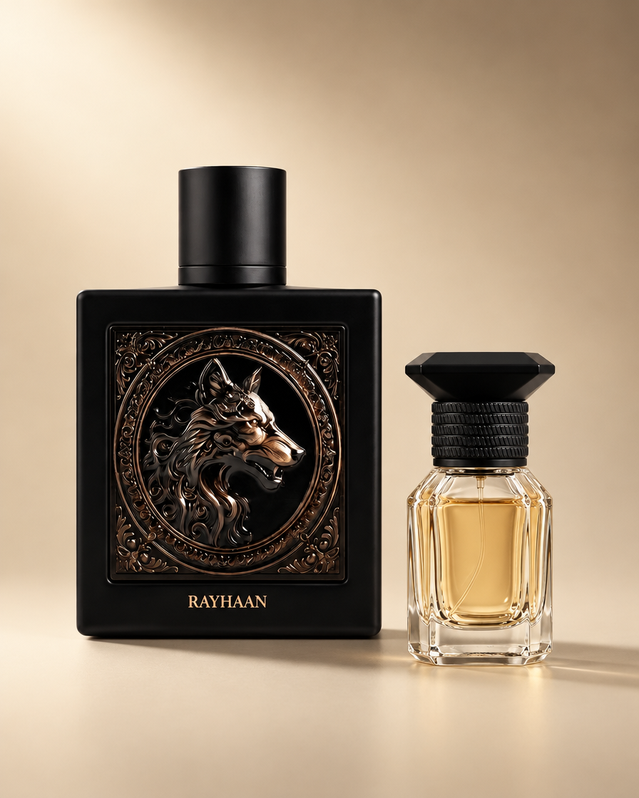 Rayhaan Wolf with TryParfums 30ml decant bottle