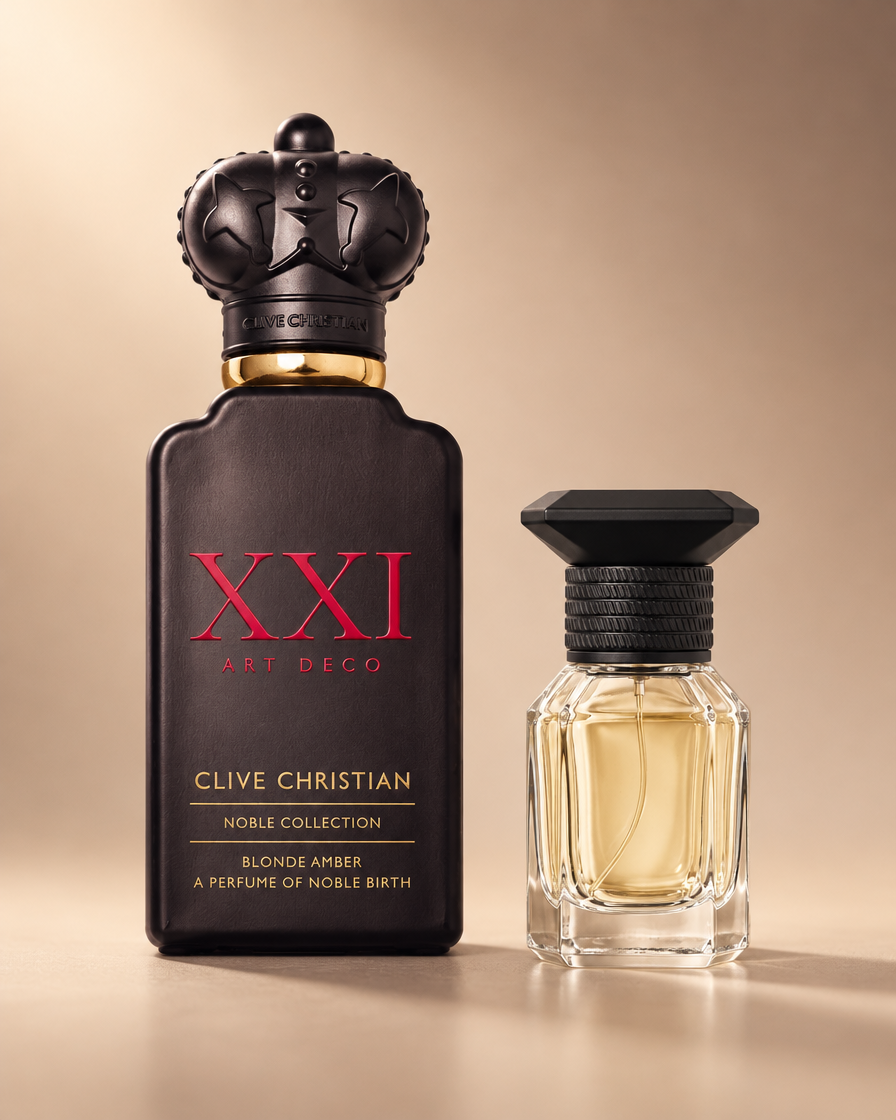 Clive Christian XXI Art Deco Blonde Amber Sample Decant & Travel Spray