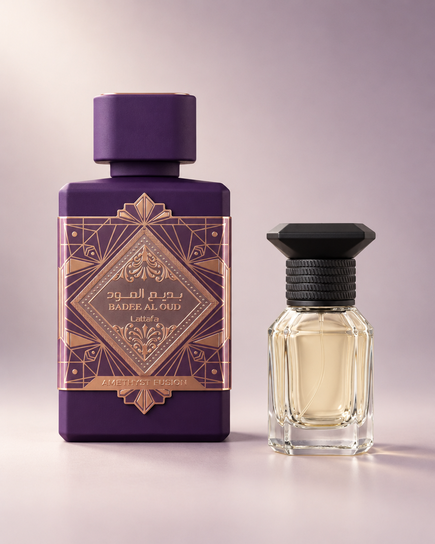 Lattafa Badee Al Oud Amethyst Fusion Sample Decant & Travel Spray