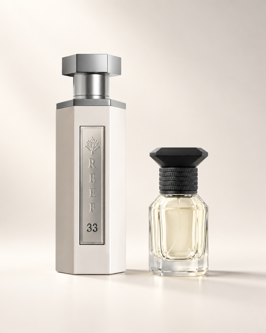Reef 33 White Sample Decant & Travel Spray