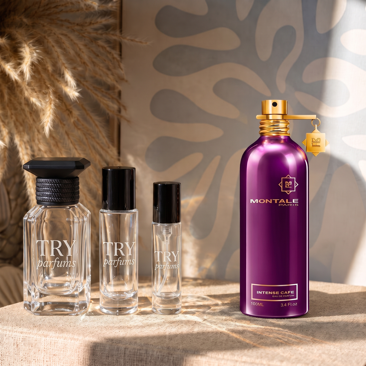 Montale Intense Cafe decant in 30ml, 10ml and 5ml TryParfums bottles