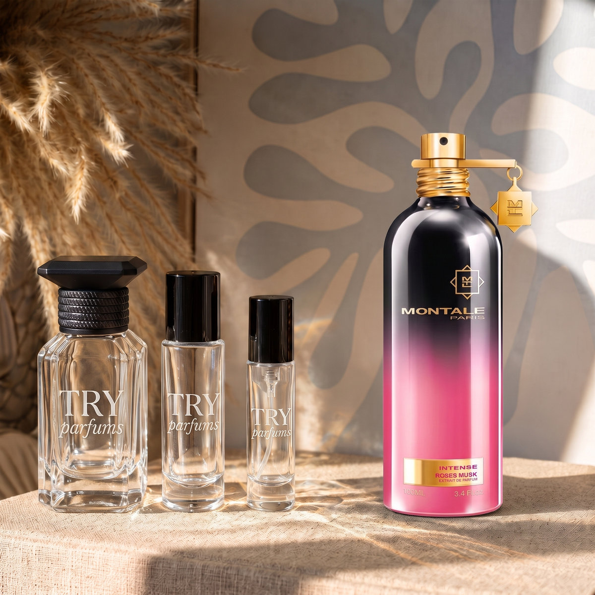 Montale Intense Roses Musk decant in 30ml, 10ml and 5ml TryParfums bottles