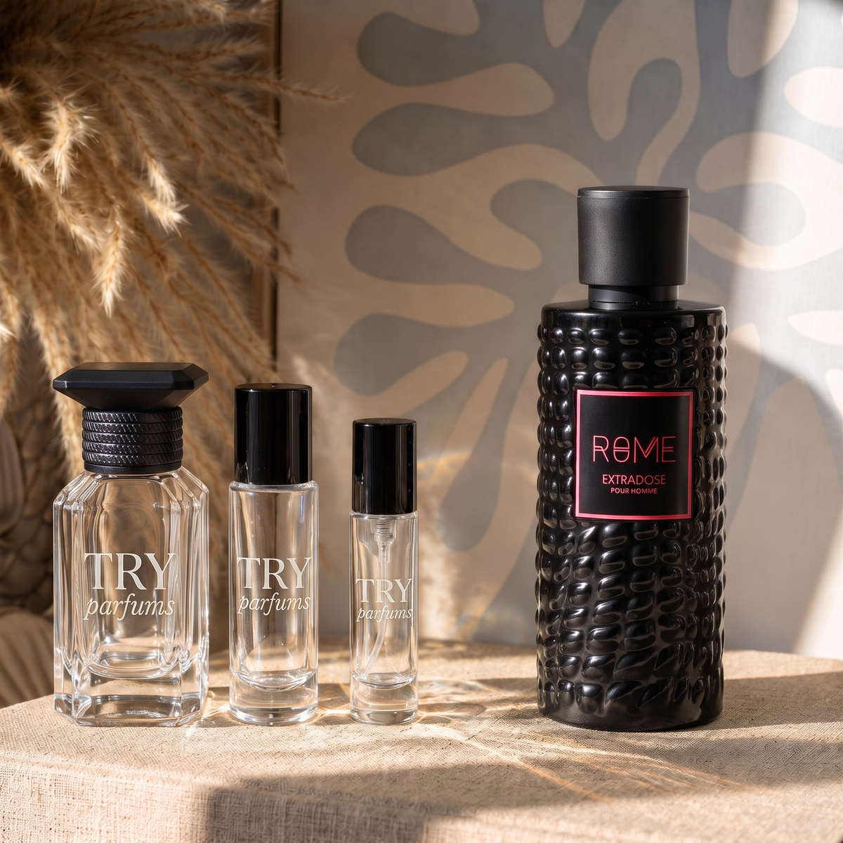 Bharara Rome Extradose Pour Homme decant in 30ml, 10ml and 5ml TryParfums bottles