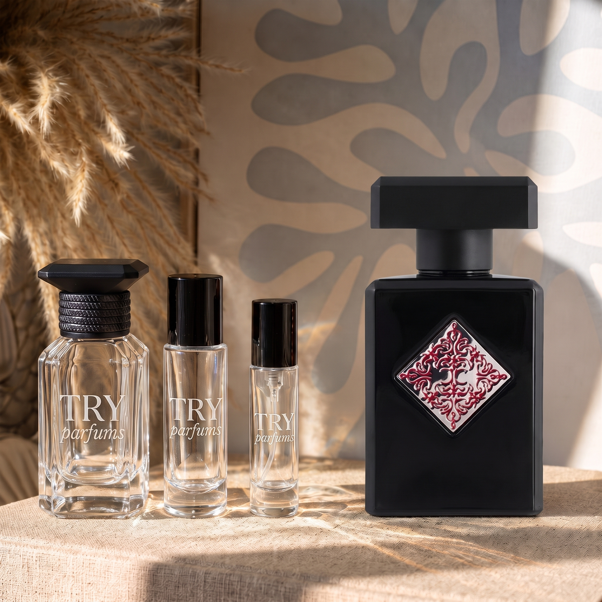 Initio Absolute Aphrodisiac decant in 30ml, 10ml and 5ml TryParfums bottles
