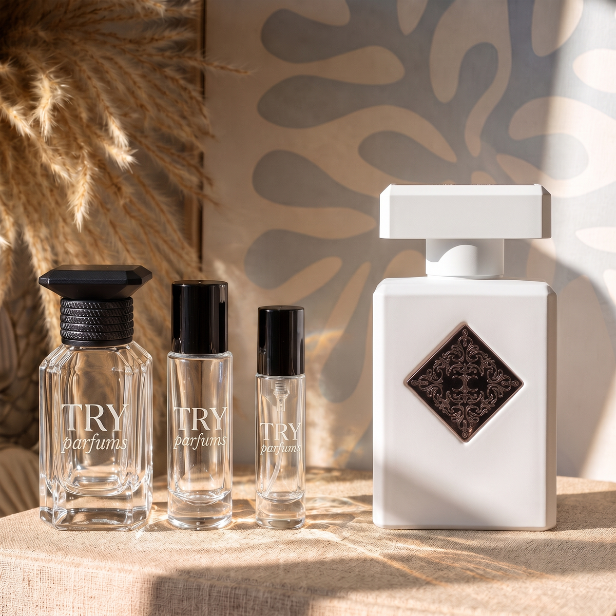 Initio Paragon decant in 30ml, 10ml and 5ml TryParfums bottles