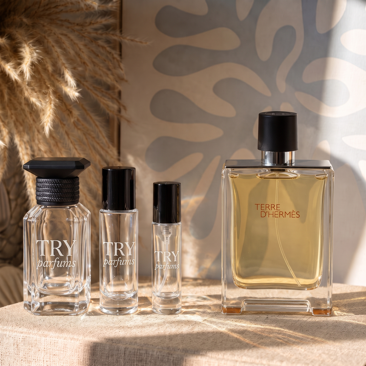 Hermes Terre d'Hermes EDT decant in 30ml, 10ml and 5ml TryParfums bottles