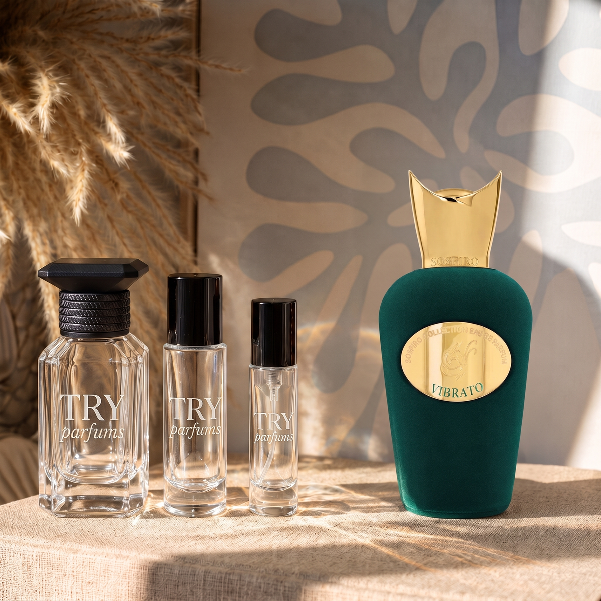 Sospiro Vibrato decant in 30ml, 10ml and 5ml TryParfums bottles