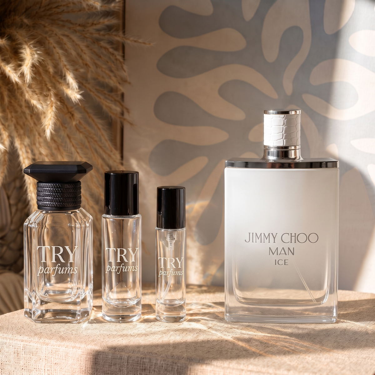 Jimmy Choo Man Ice decant in 30ml, 10ml and 5ml TryParfums bottles
