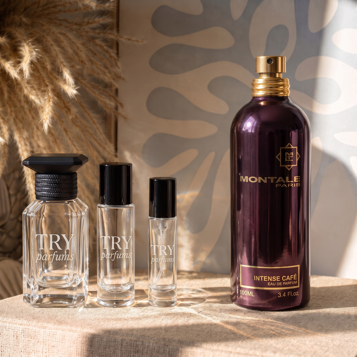 Montale Intense Cafe decant in 30ml, 10ml and 5ml TryParfums bottles