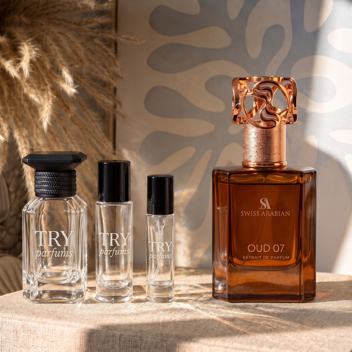 Swiss Arabian Oud 07 decant in 30ml, 10ml and 5ml TryParfums bottles