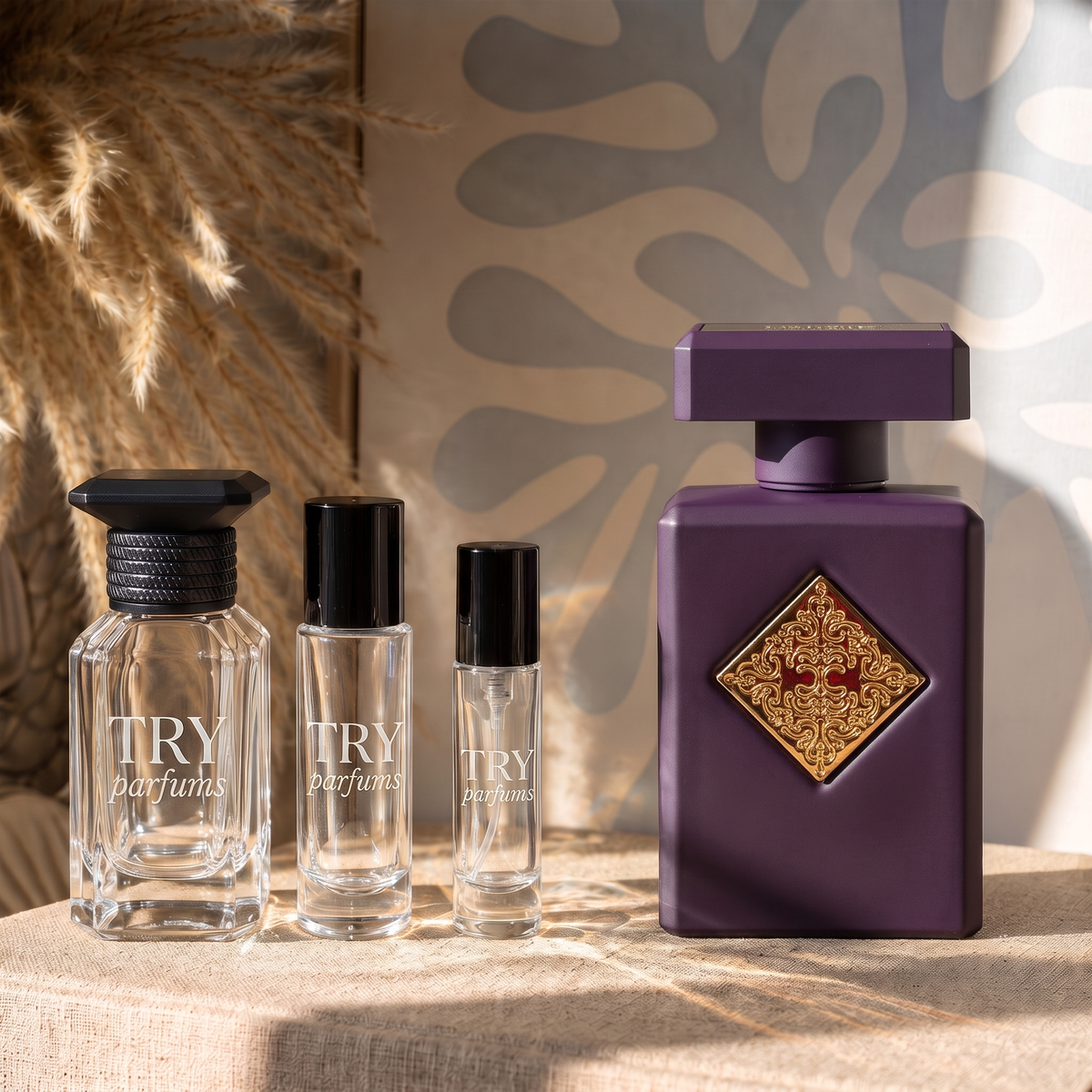 Initio Narcotic Delight decant in 30ml, 10ml and 5ml TryParfums bottles