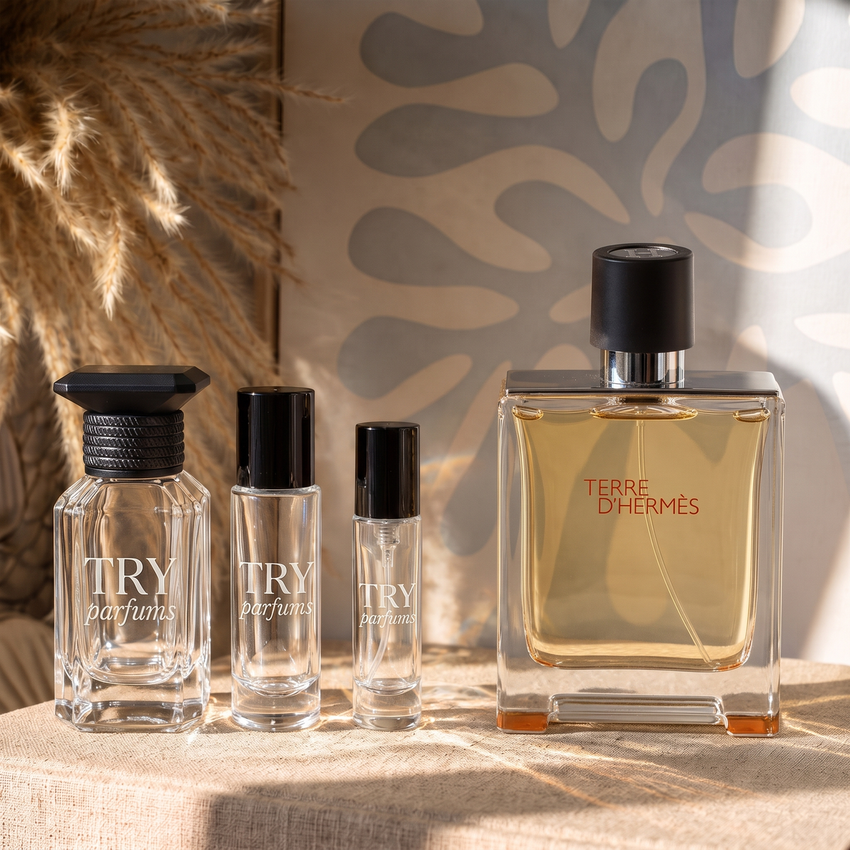 Hermes Terre d'Hermes EDT decant in 30ml, 10ml and 5ml TryParfums bottles