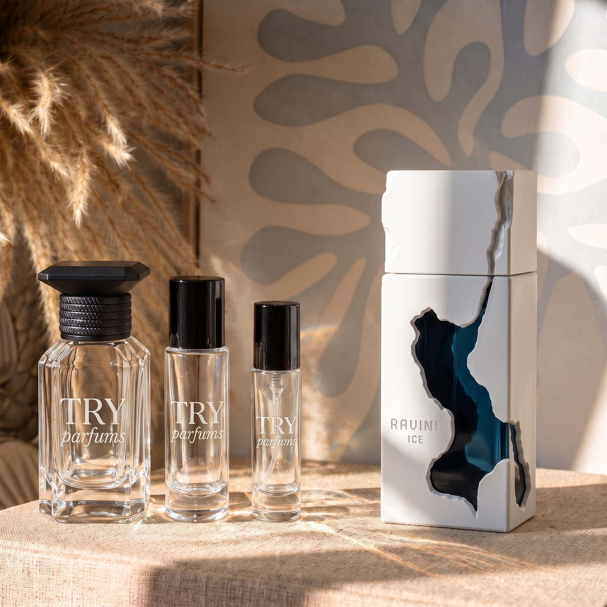 French Avenue Ravine Ice decant in 30ml, 10ml and 5ml TryParfums bottles