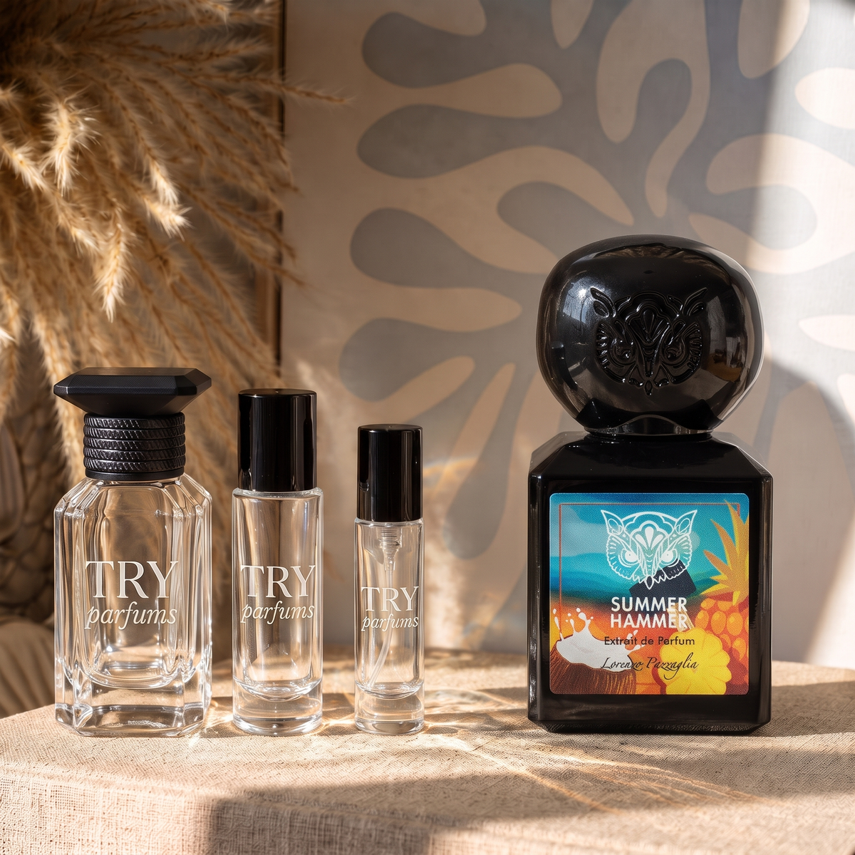 Lorenzo Pazzaglia Summer Hammer decant in 30ml, 10ml and 5ml TryParfums bottles