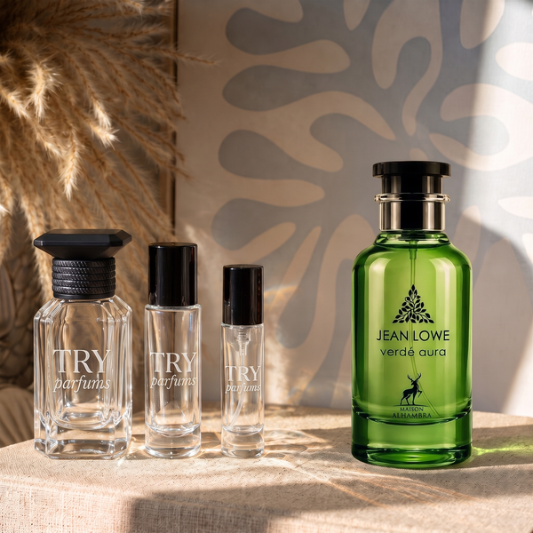 Maison Alhambra Jean Lowe Verde Aura Sample Decant & Travel Spray