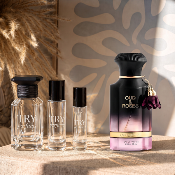 Ahmed Al Maghribi Oud & Roses Sample Decant & Travel Spray