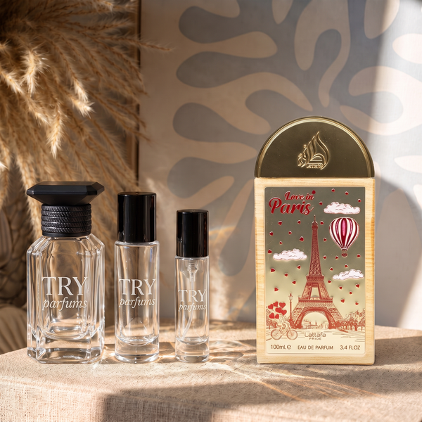 Lattafa Love in Paris Sample Decant & Travel Spray