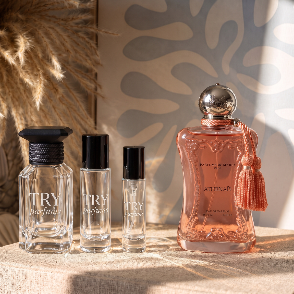 Parfums de Marly Athenais decant in 30ml, 10ml and 5ml TryParfums bottles