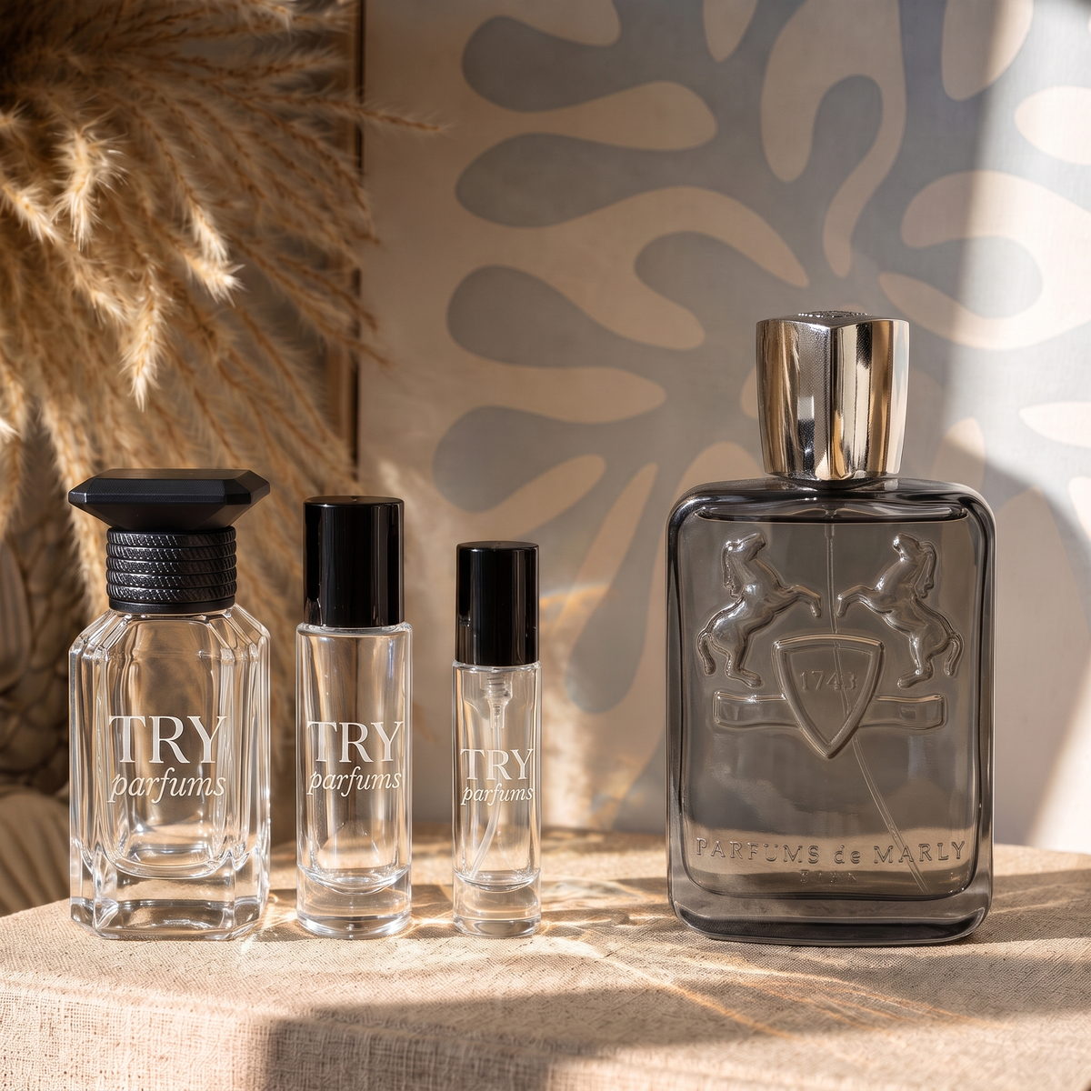 Parfums de Marly Castley decant in 30ml, 10ml and 5ml TryParfums bottles