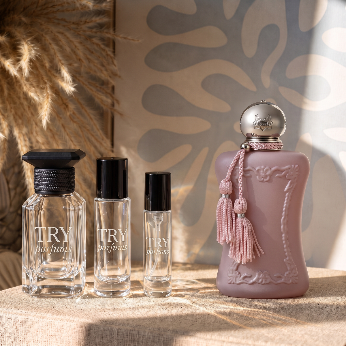 Parfums de Marly Delina decant in 30ml, 10ml and 5ml TryParfums bottles