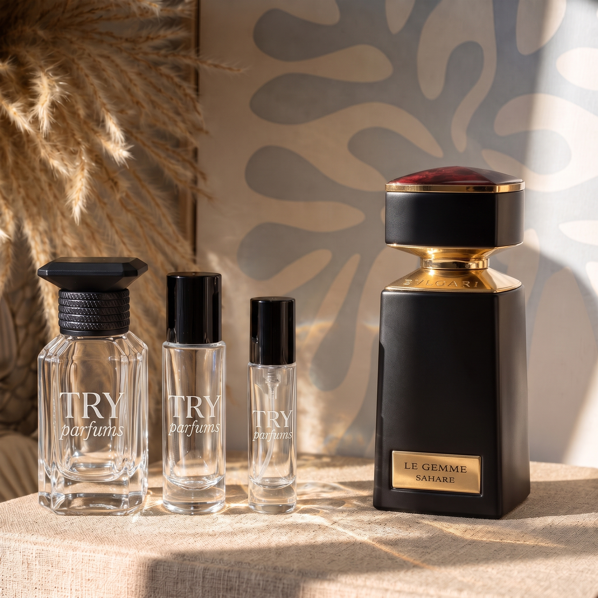 Bvlgari Le Gemme Sahare decant in 30ml, 10ml and 5ml TryParfums bottles