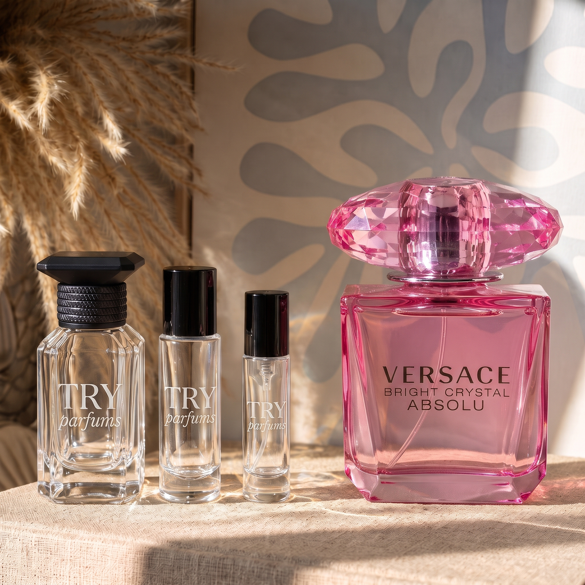 Versace Bright Crystal Absolu decant in 30ml, 10ml and 5ml TryParfums bottles