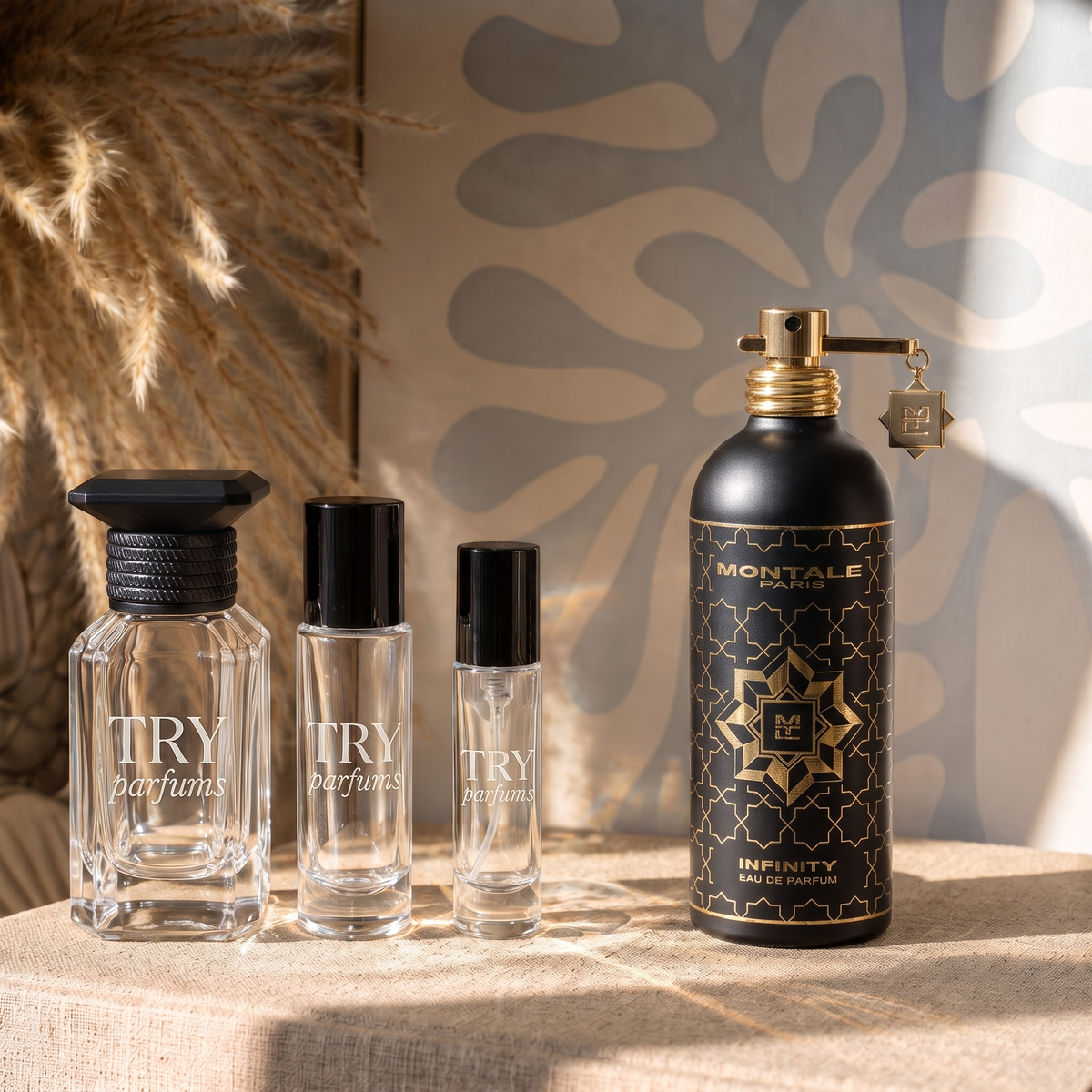 Montale Infinity decant in 30ml, 10ml and 5ml TryParfums bottles