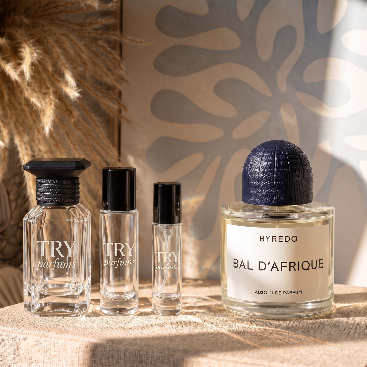 Byredo Bal d'Afrique Absolu decant in 30ml, 10ml and 5ml TryParfums bottles