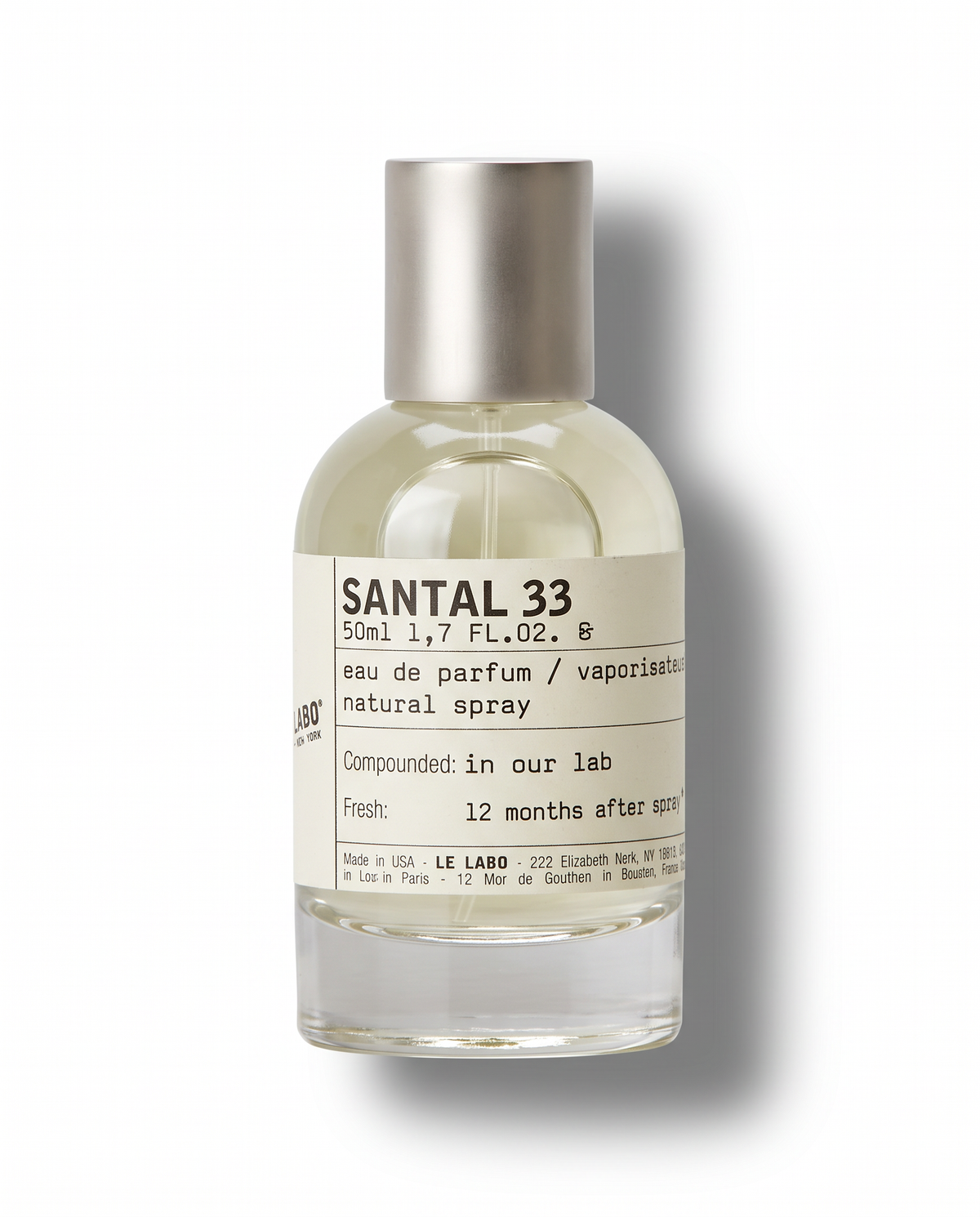 Le Labo Santal 33 Eau de Parfum 50ml 1.7oz Brand New No Box