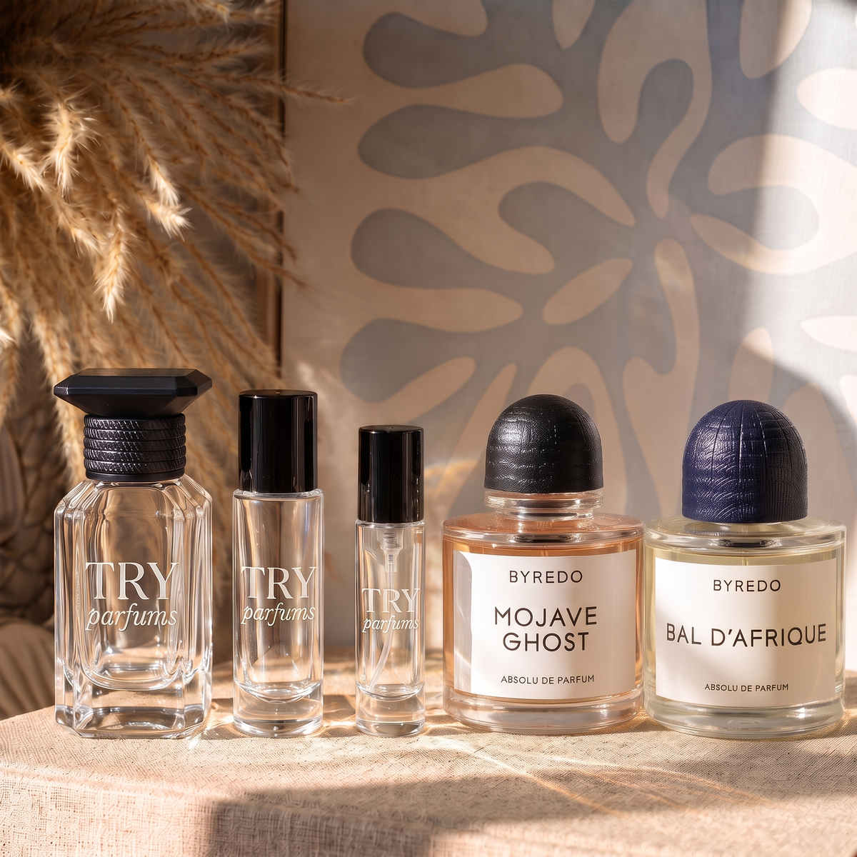 Byredo Mojave Ghost Absolu & Bal d'Afrique Absolu Decant Sample Set Bundle