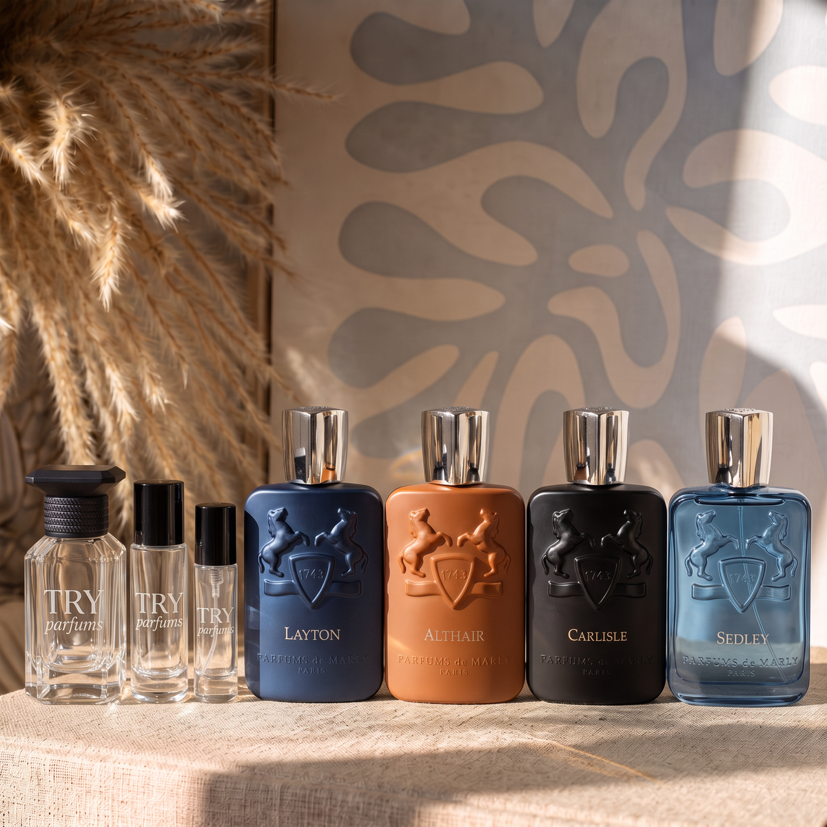 Parfums de Marly Layton, Althair, Carlisle & Sedley decant sample set