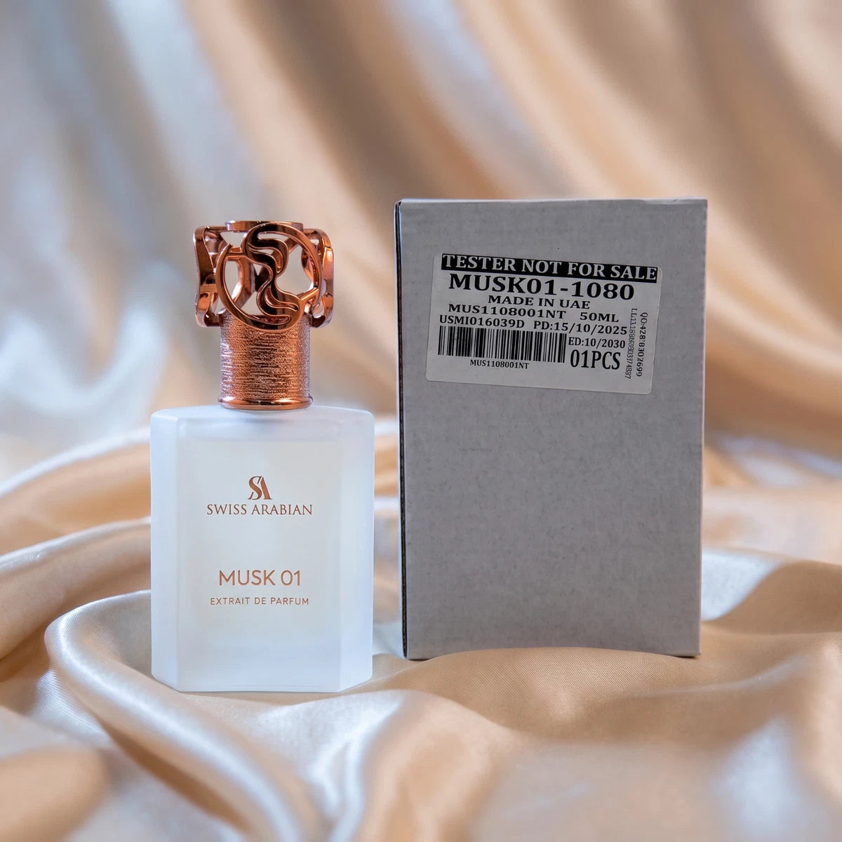 SWISS ARABIAN MUSK 01 EDP SPRAY 50ML 1.69OZ BRAND NEW TESTER|257655422618