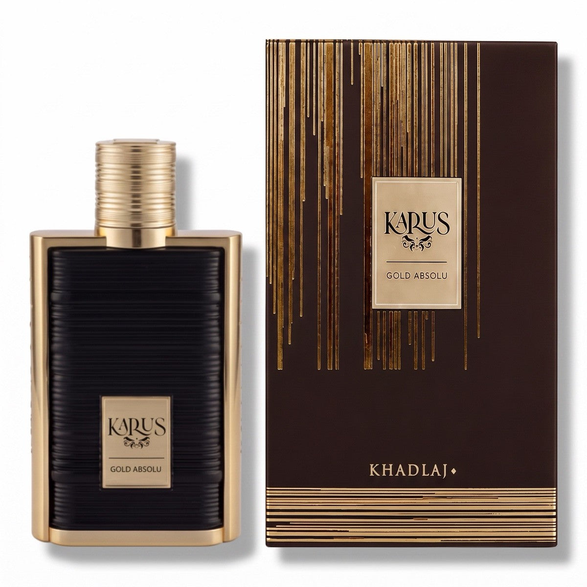 KHADLAJ KARUS GOLD ABSOLU EAU DE PARFUM SPRAY 100ML 3.4OZ BRAND NEW AUTHENTIC|257646141620